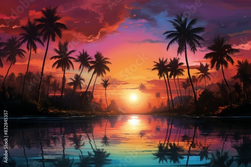 Sunsets and sunrises - Generative AI © Sidewaypics