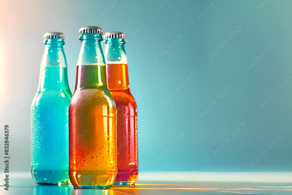 Orange Beer Bottles Mockup for Summer Day, Sweet Alcohol Drinks for Holiday Celebration, Beer Bottle with Copy Space, Generative AI Illustration Orange Beer Bottles Mockup for Summer Day, Sweet Alcohol Drinks for Holiday Celebration, Beer Bottle with Copy Space, Generative AI Illustration
