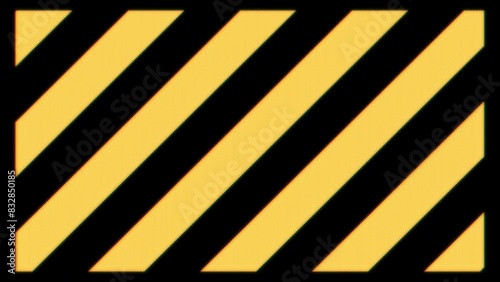 MODULAR RETRO ELEMENTS - Diagonal Lines - mov - Modular Retro Elements Loop Video Overlay for Creative Projects - hazard stripes background, hazard stripes, yellow and black stripes photo