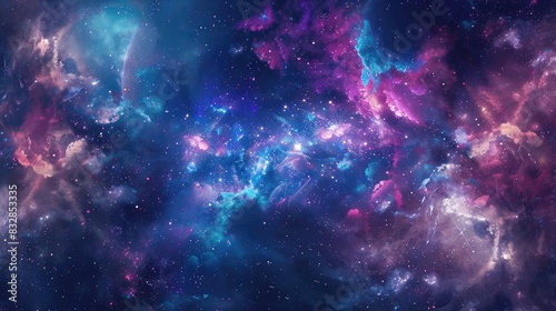 Gleaming cosmic aura backgrounds