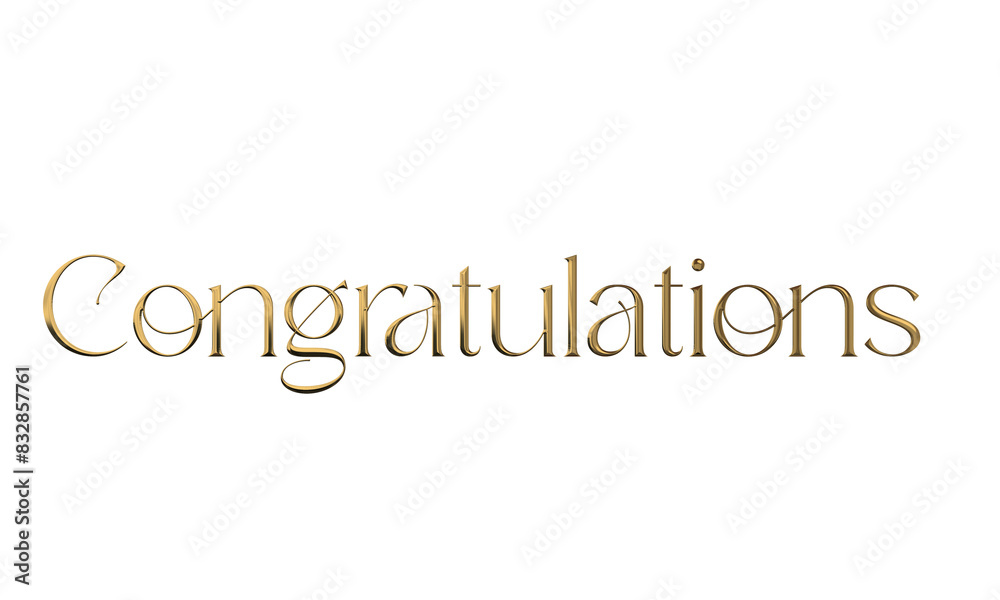 Congratulations stylish text 3d gold chrome template transparent background Congratulations stylish text 3d gold chrome template transparent background
