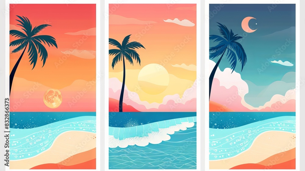 Obraz premium Summer concept background