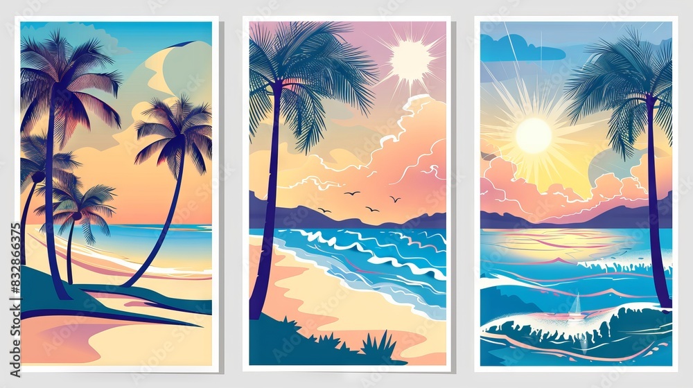 Obraz premium Summer concept background