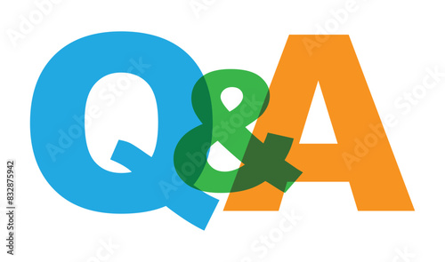 questions and answers , Q and A letters banner