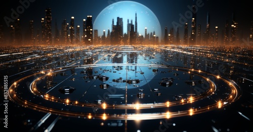 Abstract technology concept...