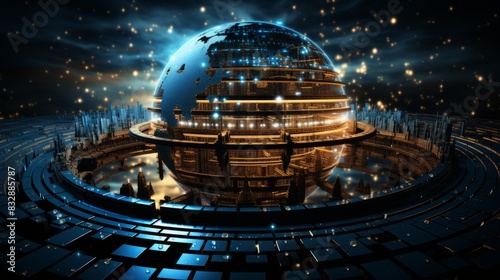 Abstract technology concept...