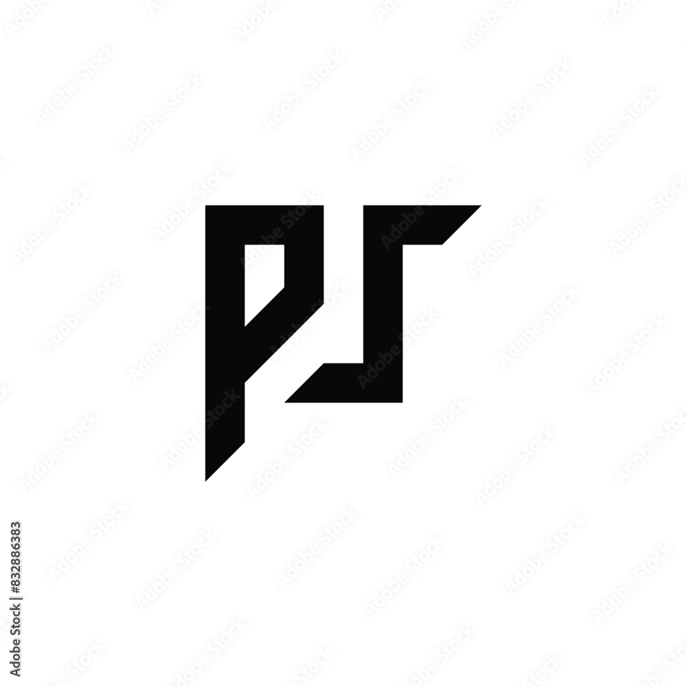 letter Ps modern geometric symbol simple logo vector letter Ps modern geometric symbol simple logo vector
