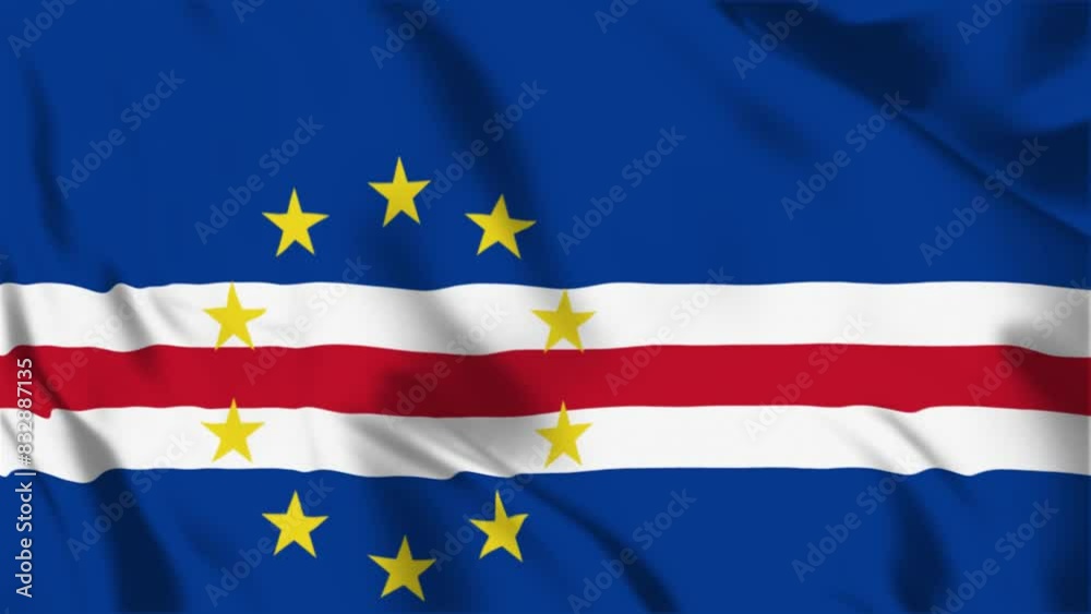 Cape Verde Waving Flag Hight Quality , For Youtube and Other Social Media Use Cape Verde Waving Flag Hight Quality , For Youtube and Other Social Media Use