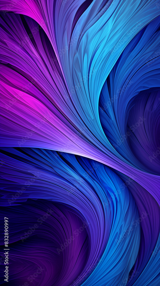 Naklejka premium Abstract Image Pattern Background, Complex Fractal Designs in Shades, Texture, Wallpaper, Background, Cell Phone Cover and Screen, Smartphone, Computer, Laptop, 9:16 Format- PNG