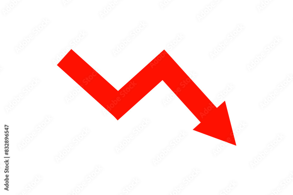 Crisis. Business infographics. Statistics and data, bankruptcy, financial crisis, down arrow. Isolated on transparent background. Crisis. Business infographics. Statistics and data, bankruptcy, financial crisis, down arrow. Isolated on transparent background.