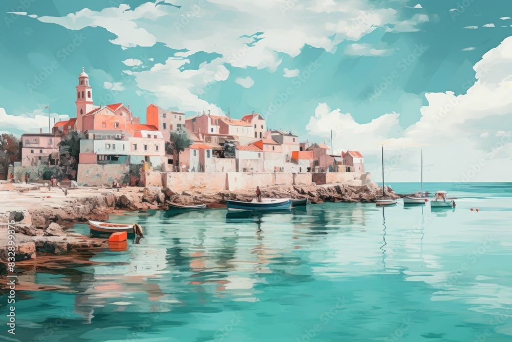 Seaside towns - Generative AI Seaside towns - Generative AI
