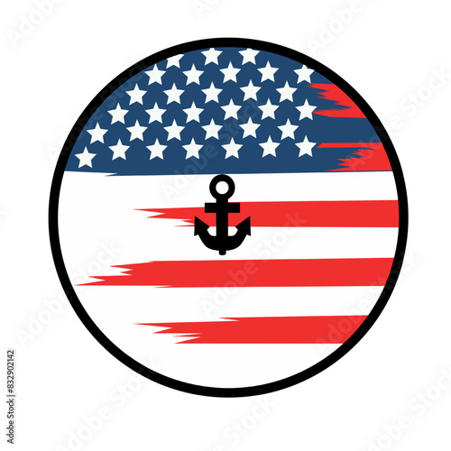 United States Marine Corps Happy Birthday background. Suitable for backgrounds, banners, cards, posters with text writing.