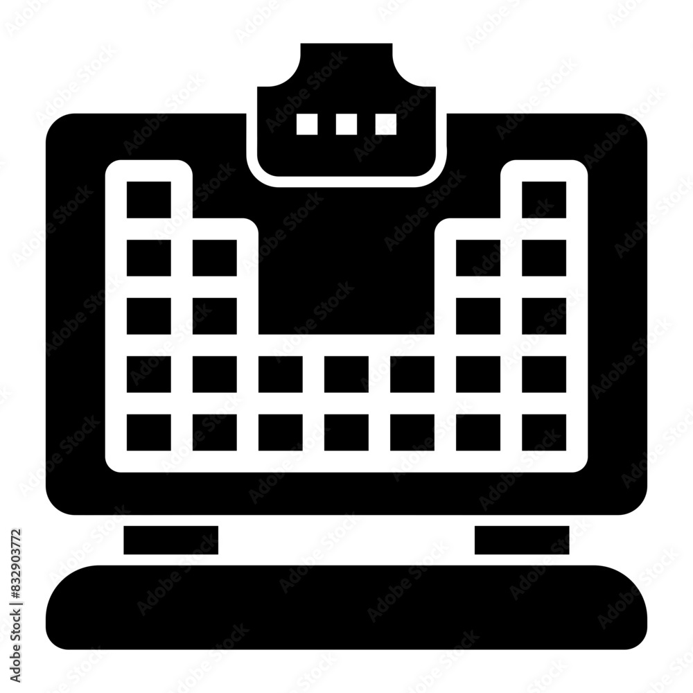 Fototapeta premium periodic table icon