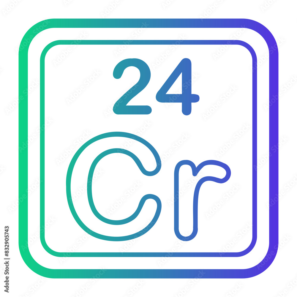 Fototapeta premium cromium icon
