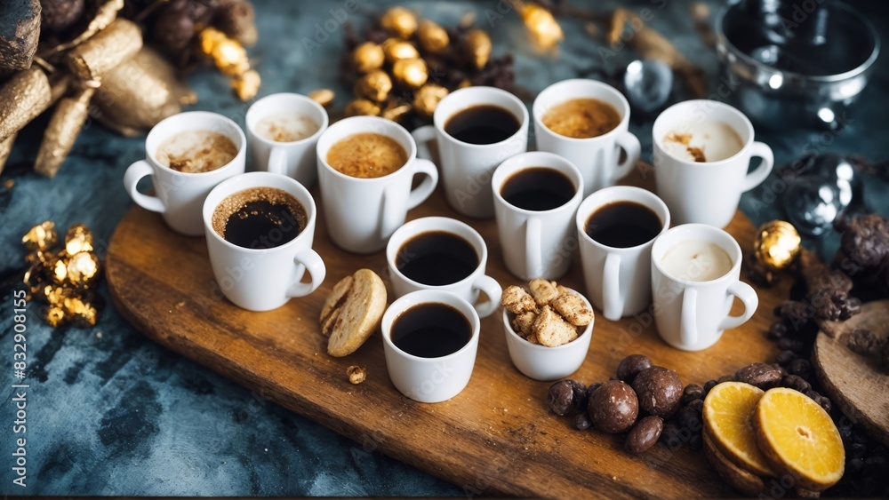 cinnamon sticks and coffee