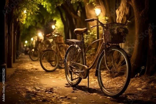Vintage bicycles - Generative AI © Sidewaypics
