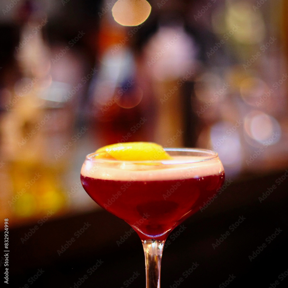 cocktail in bar cocktail in bar