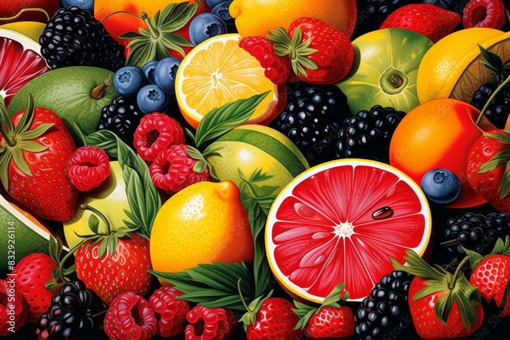 Summer fruits - Generative AI Summer fruits - Generative AI