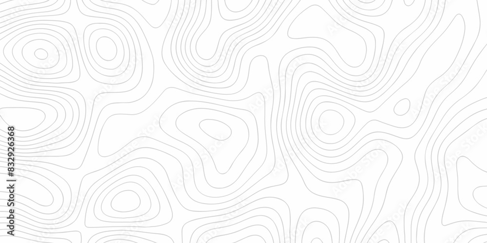 Lines Topographic contour lines vector map seamless pattern. Geographic mountain relief. Abstract lines background. Contour maps. Vector illustration, Topo contour map design.