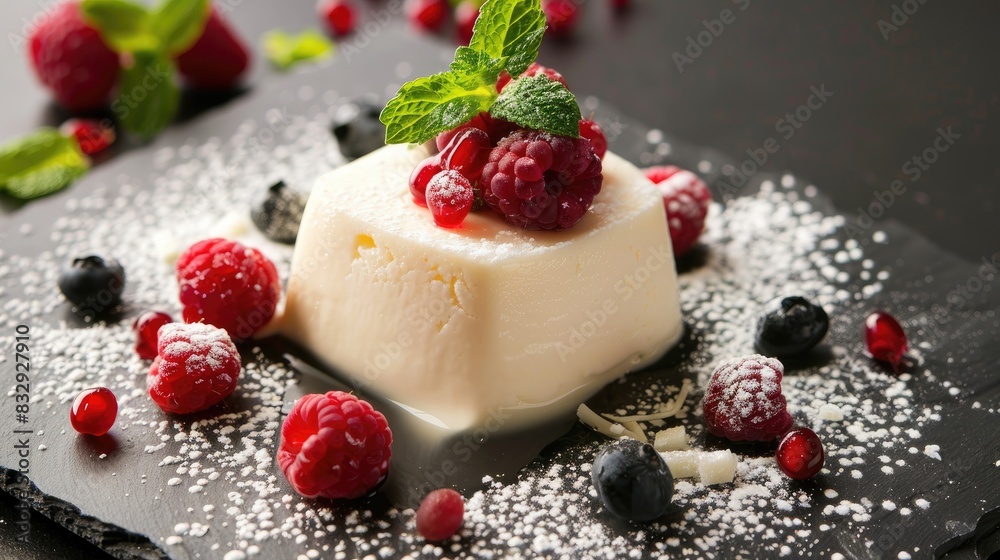 Dessert made with cheese Dessert made with cheese