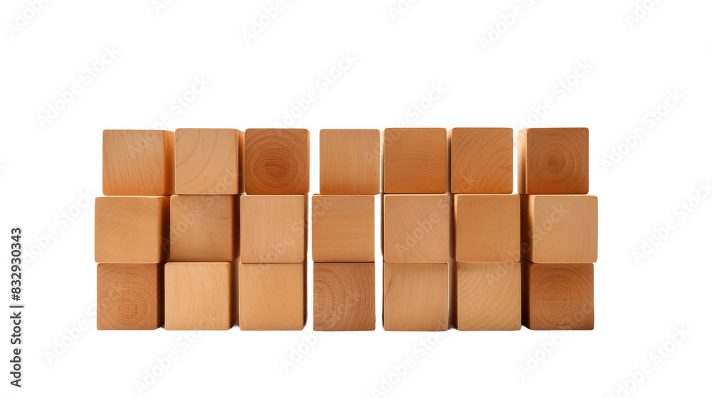 wooden blocks isolated on white wooden blocks isolated on white