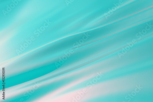 abstract cyan waves blue background 3d render illustration 