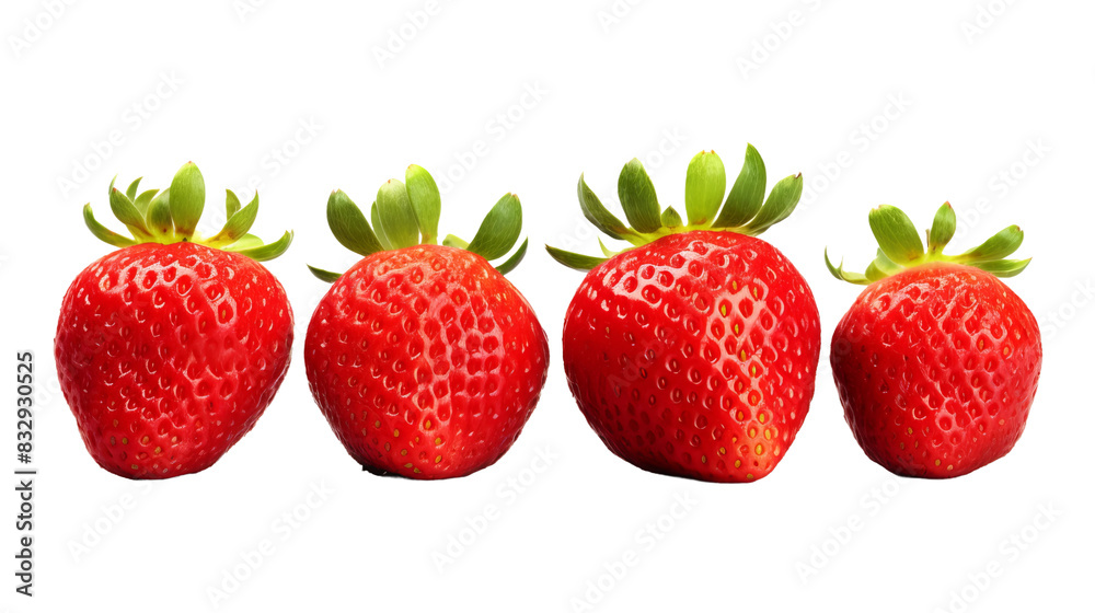 strawberry isolated on white strawberry isolated on white