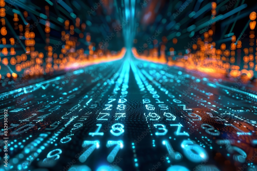 Streaming Data Network Lines Streaming Data Network Lines