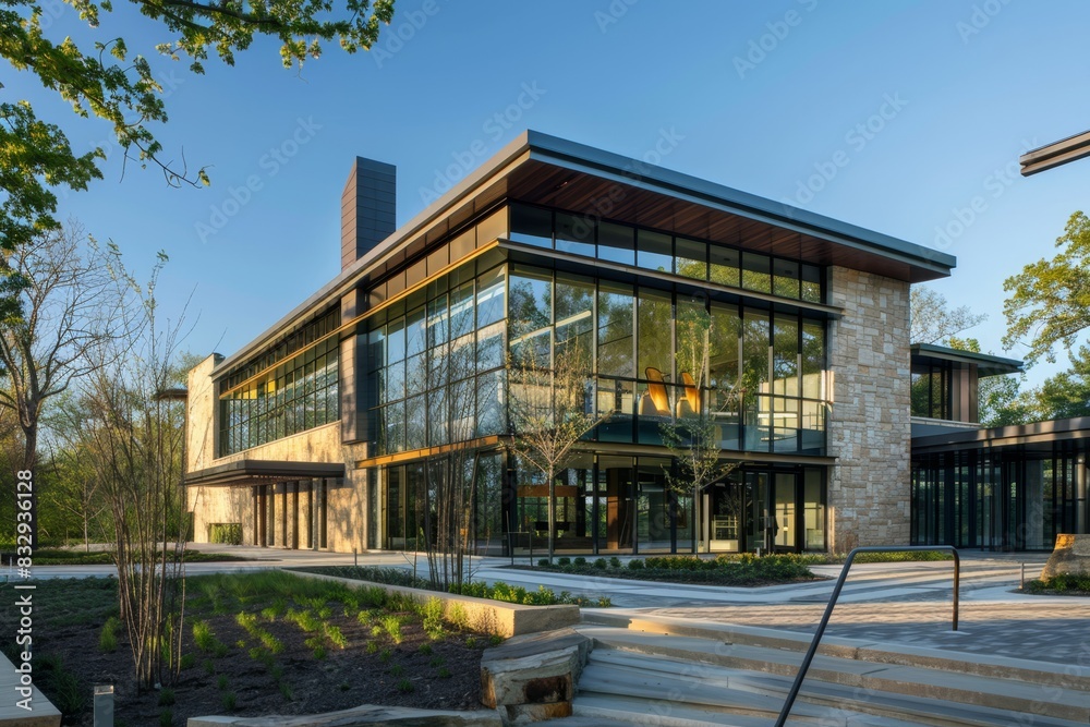 Obraz premium Contemporary Exterior Building