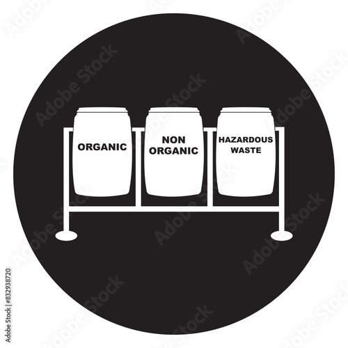 trash can icon, and its designation