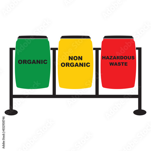 trash can icon, and its designation