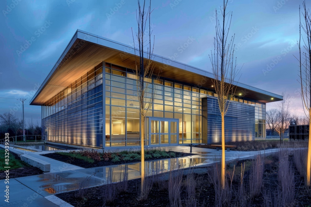 Obraz premium Contemporary Exterior Building