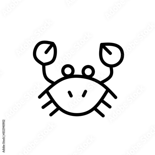 Set of thin line animals Icons. Vector illustration