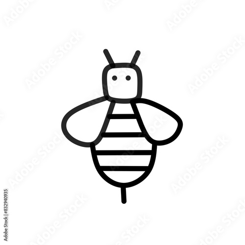 Set of thin line animals Icons. Vector illustration