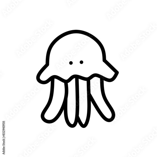 Set of thin line animals Icons. Vector illustration
