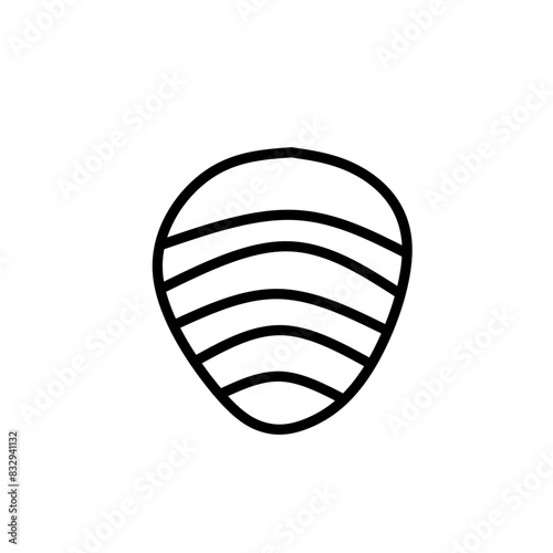 Set of thin line animals Icons. Vector illustration