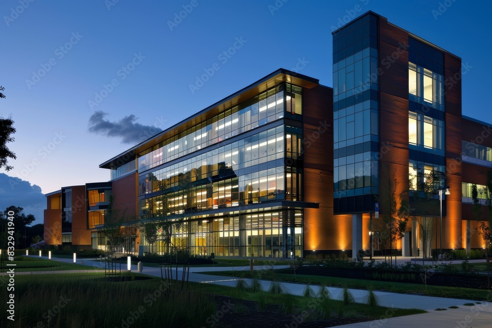 Fototapeta premium Contemporary Exterior Building