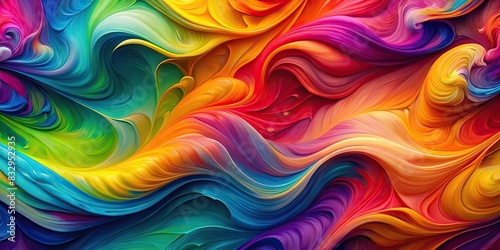 Vibrant colorful abstract background merging contrasting colors seamlessly