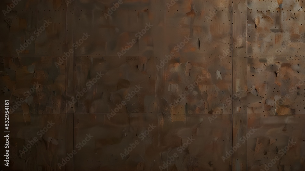 Solid brown concrete textured wall Generative AI Solid brown concrete textured wall Generative AI