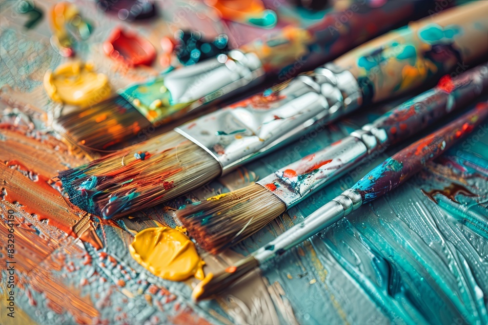 Paint, art, brush, palette, paintbrush, painting, artist, Vibrant Oil Painting Paint, art, brush, palette, paintbrush, painting, artist, Vibrant Oil Painting