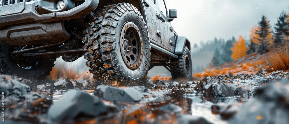 4x4 off road vehicle wallpaper on a amazing mountain scenery in 3 quarter and low angle, very photographic and detailed 4x4 off road vehicle wallpaper on a amazing mountain scenery in 3 quarter and low angle, very photographic and detailed