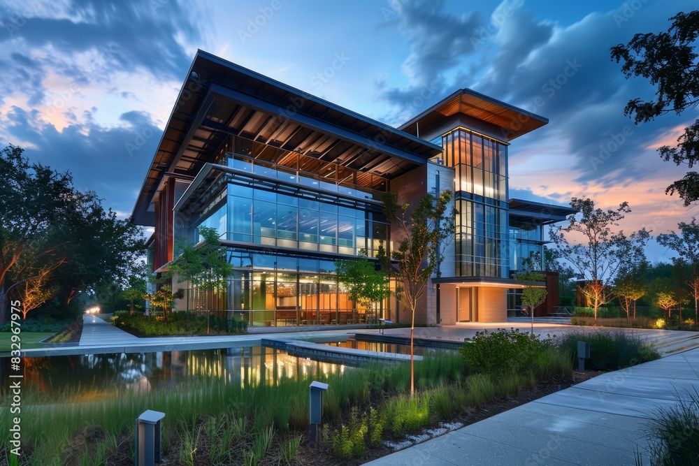 Obraz premium Contemporary Exterior Building