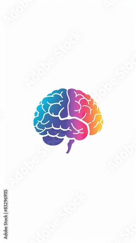 Brain Logo design vector template, brain drawing