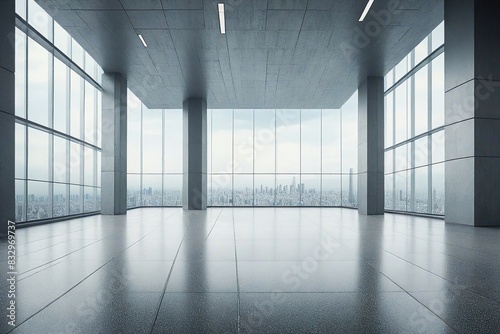 interior of a modern building