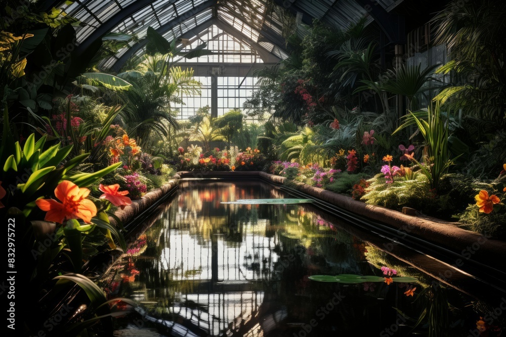 Summer botanical gardens - Generative AI