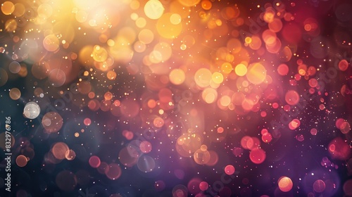Bokeh background with abstract design