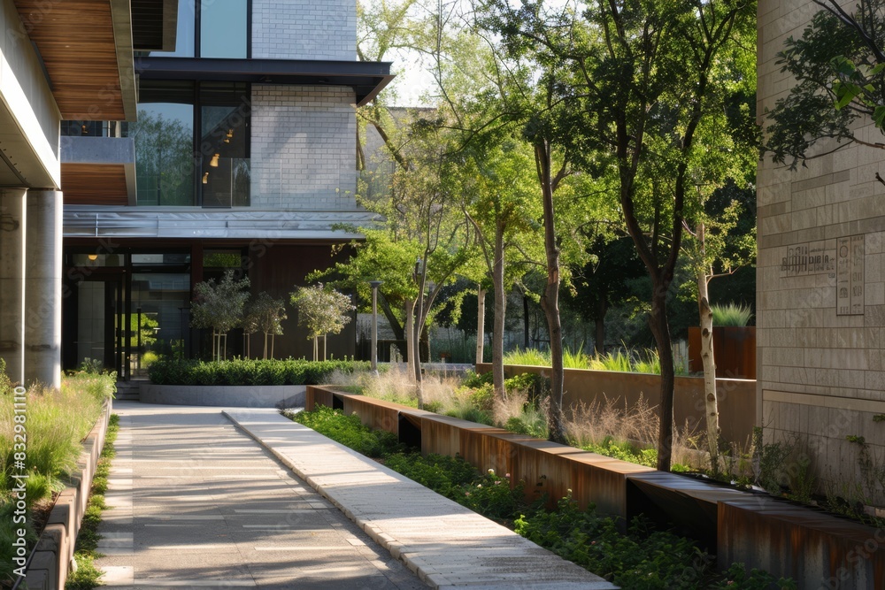 Fototapeta premium Contemporary Exterior Building