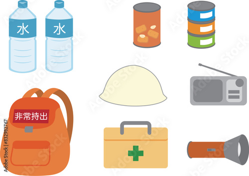 災害　非常用　持ち出し品