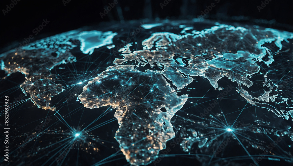 A globe of the Earth showing the major cities and their connections.
A globe of the Earth showing the major cities and their connections.