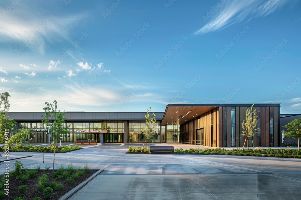 Obraz premium Contemporary Exterior Building